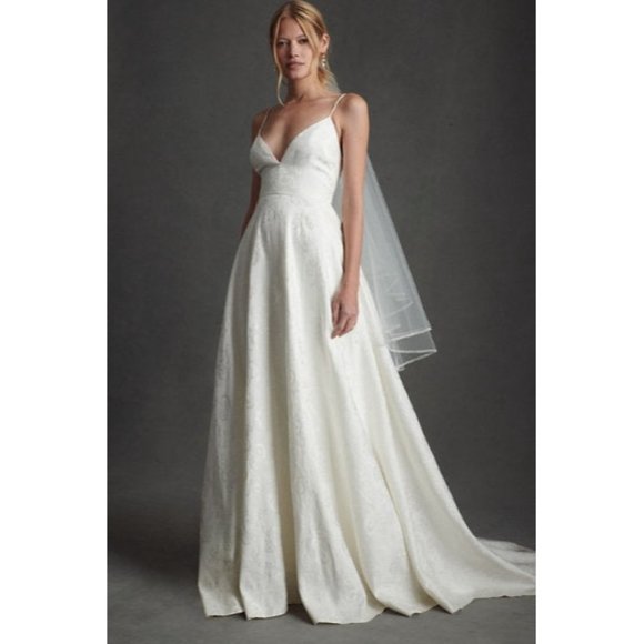 BHLDN Sachin & Babi Penny Wedding Gown Size 0 NEW - Picture 6 of 9
